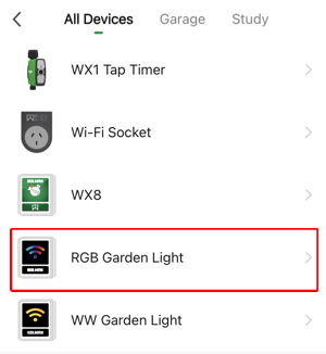 All Devices screen
